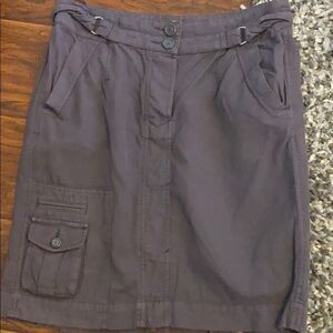Anthropologie Daughters of Liberation Distressed Skirt Casual Button Fly Boho